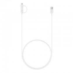 EP-DG930DWE Samsung Combo Type C/microUSB Datový Kabel White (Bulk)