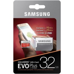 microSDHC 32GB EVO Plus Samsung Class 10 vč. Adapteru (EU Blister)