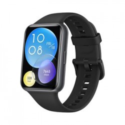Huawei Watch Fit 2 Active Deep Tarnish + Midnight Black Silicone Strap