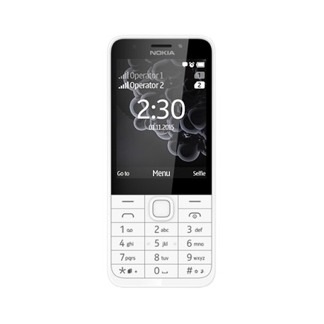 Nokia 230 DS gsm tel. White Silver