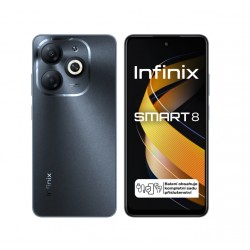 Infinix Smart 8 3(up to 6GB) +64GB gsm tel. Timber Black
